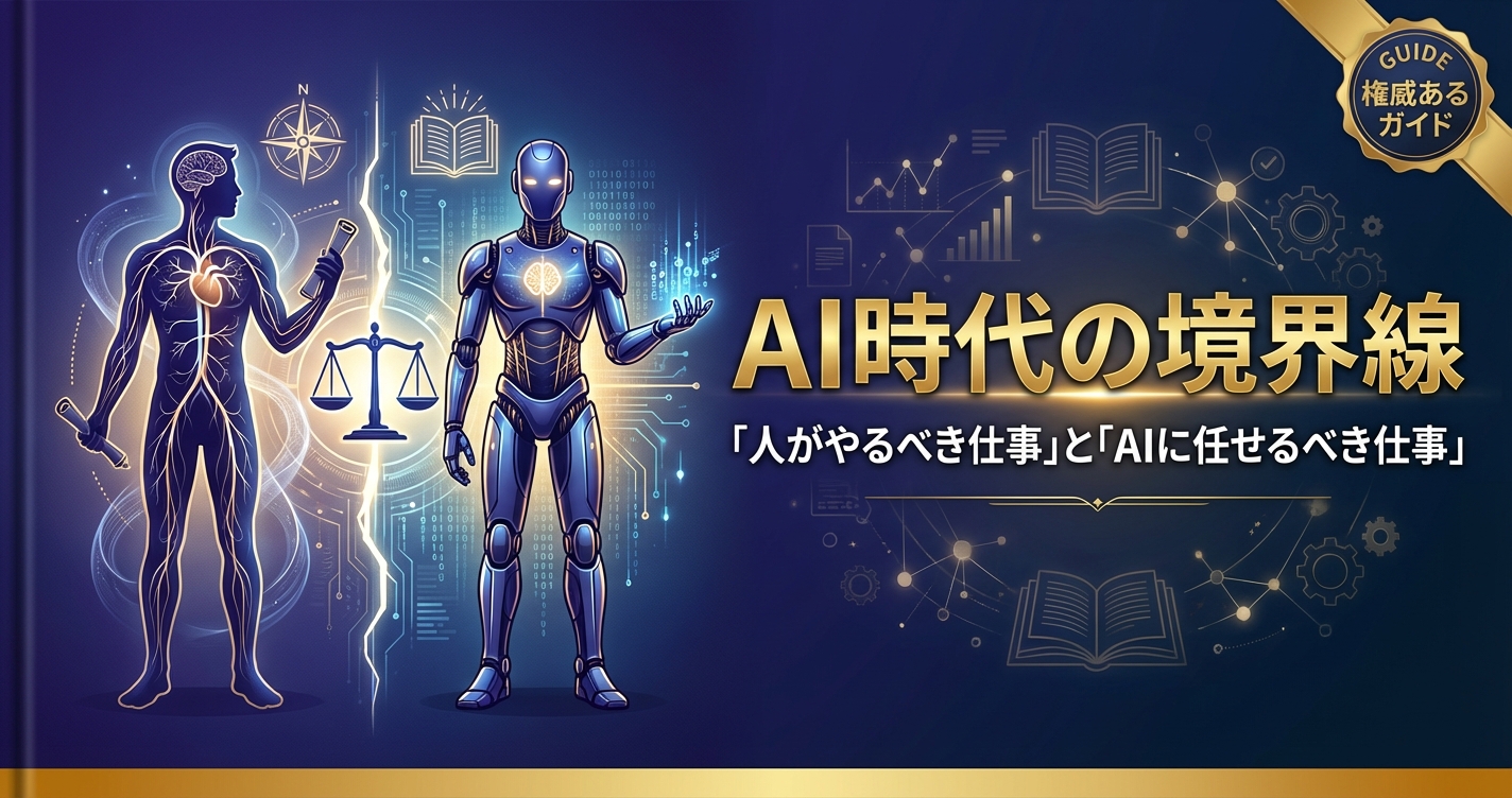 AI時代の中小企業経営——「人がやるべき仕事」と「AIに任せるべき仕事」の境界線