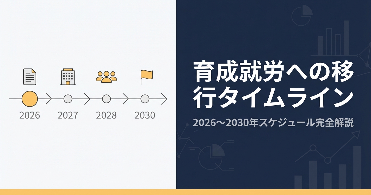 育成就労への移行タイムライン【2026-2030年】監理団体がやるべきことを時系列で整理